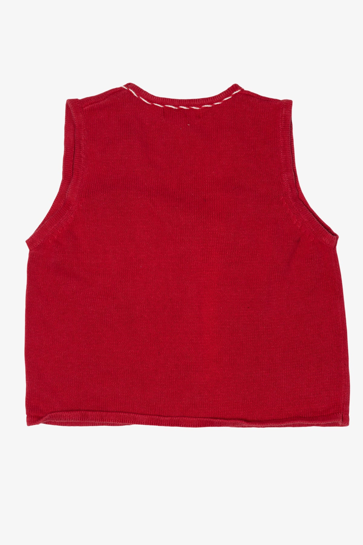 Vintage Red Heirloom Collectibles Ugly Christmas Vest (2000s)
