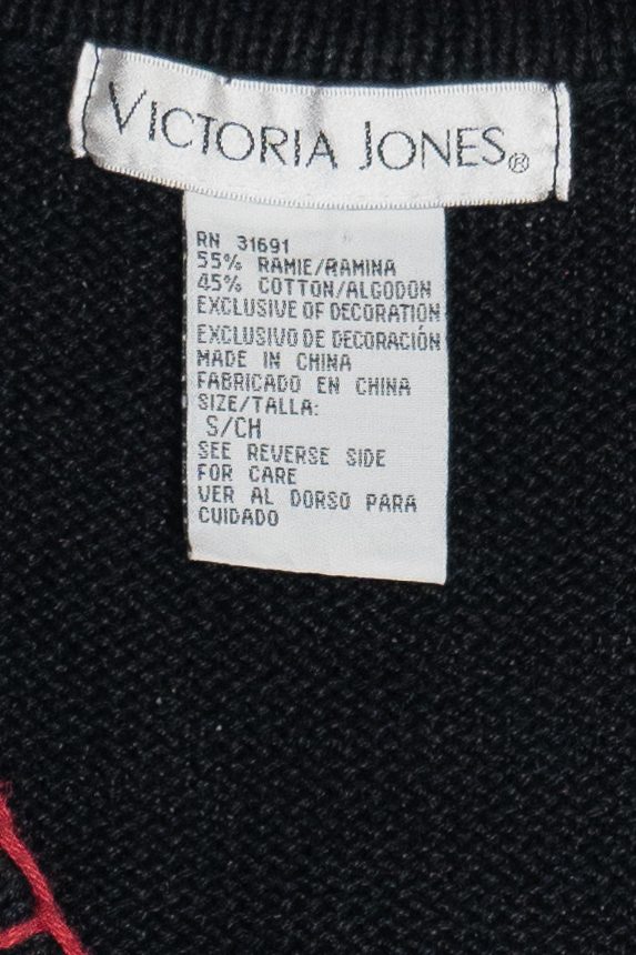 Vintage Victoria Jones Happy Snowmen Ugly Christmas Vest (1990s)