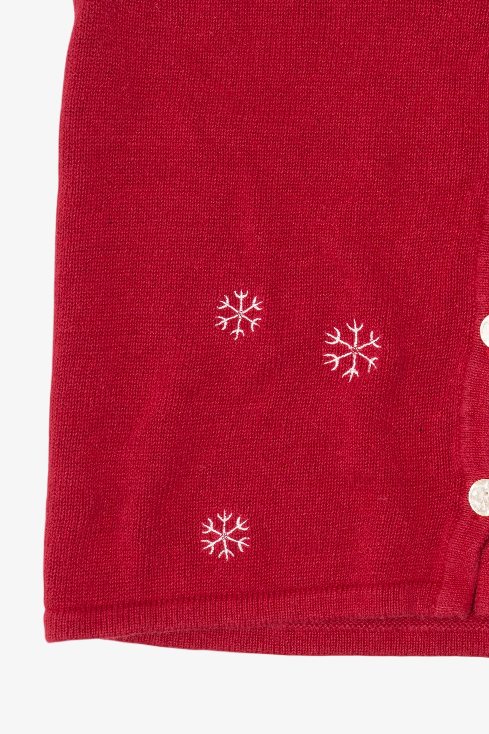 Vintage Red Snowmen Ugly Christmas Vest (2000s)