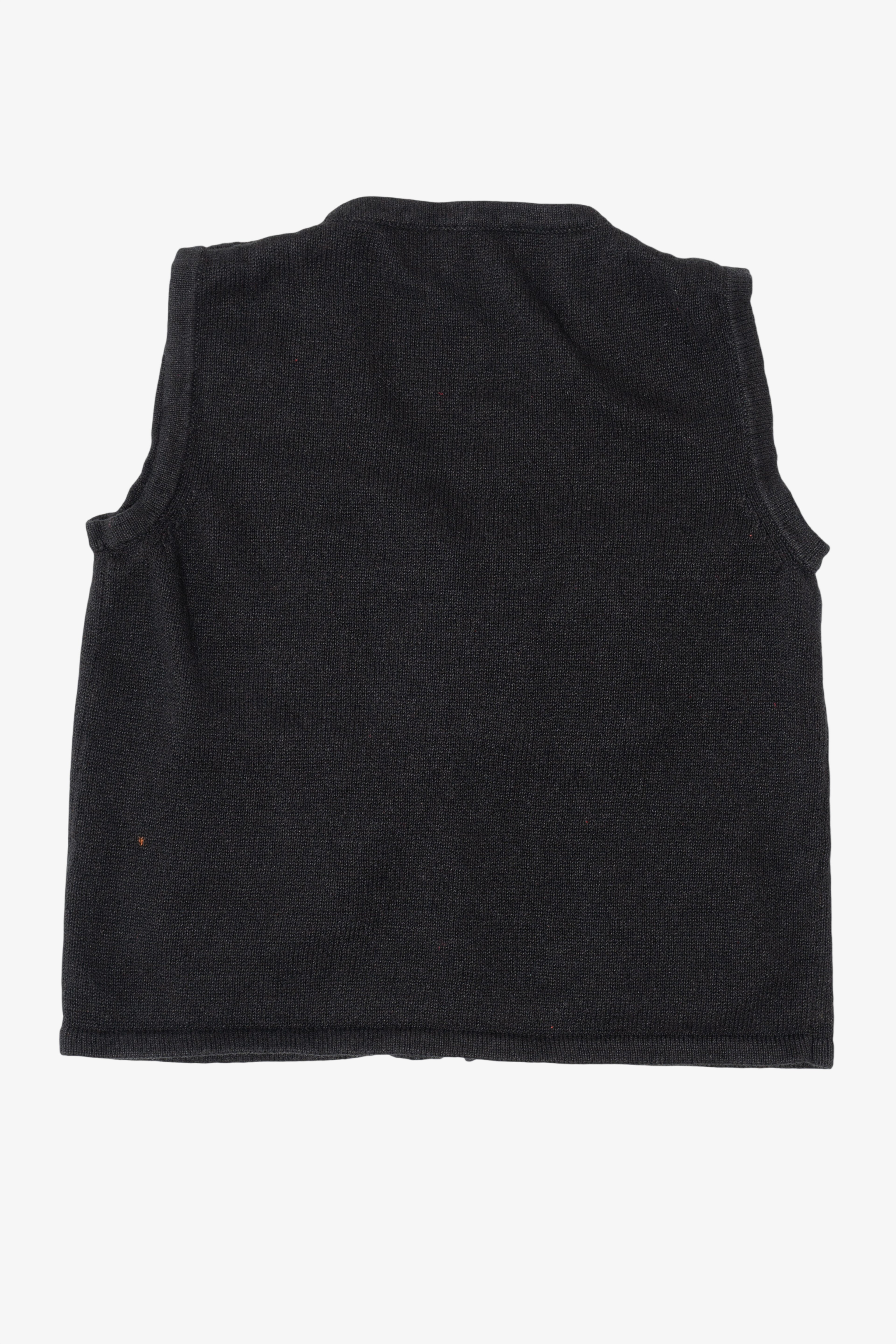 Vintage Black Christmas Vest (2000s)