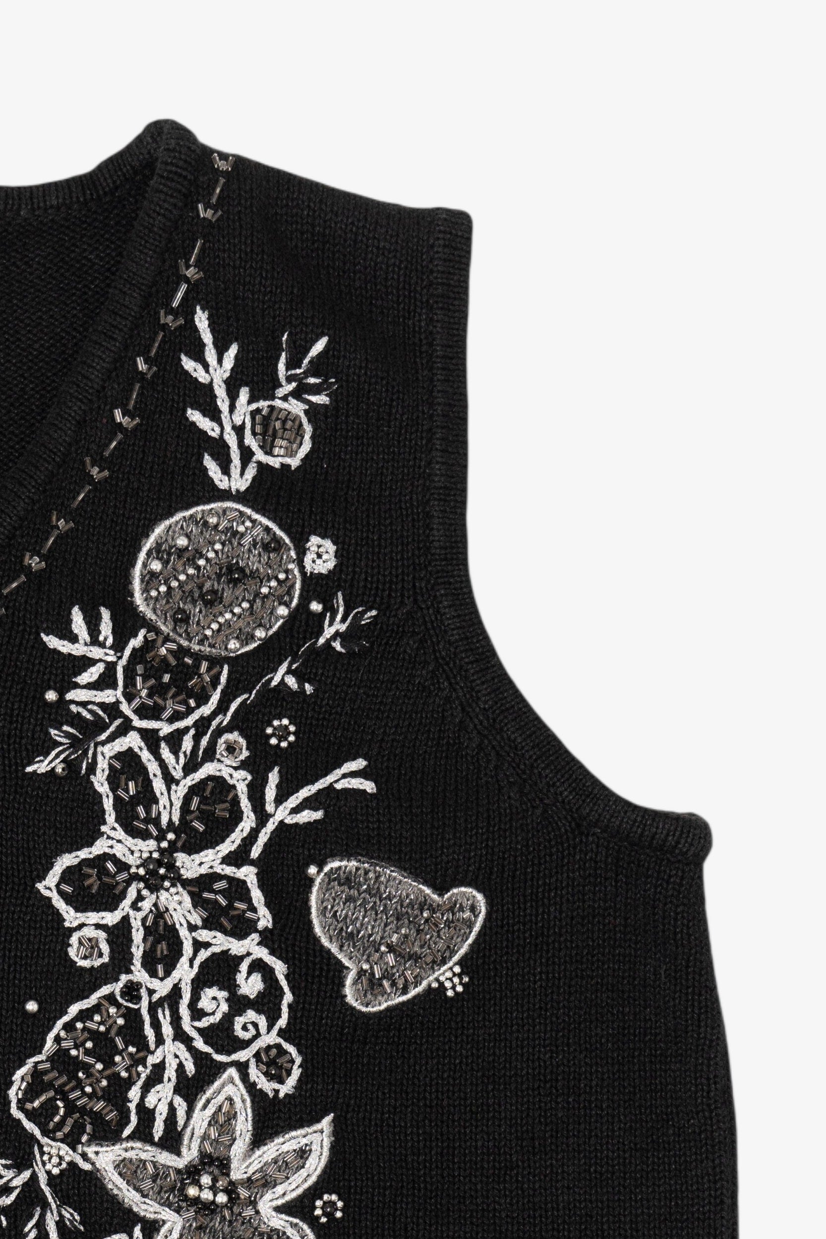 Vintage Black Studio Joy Ugly Christmas Vest (1990s)
