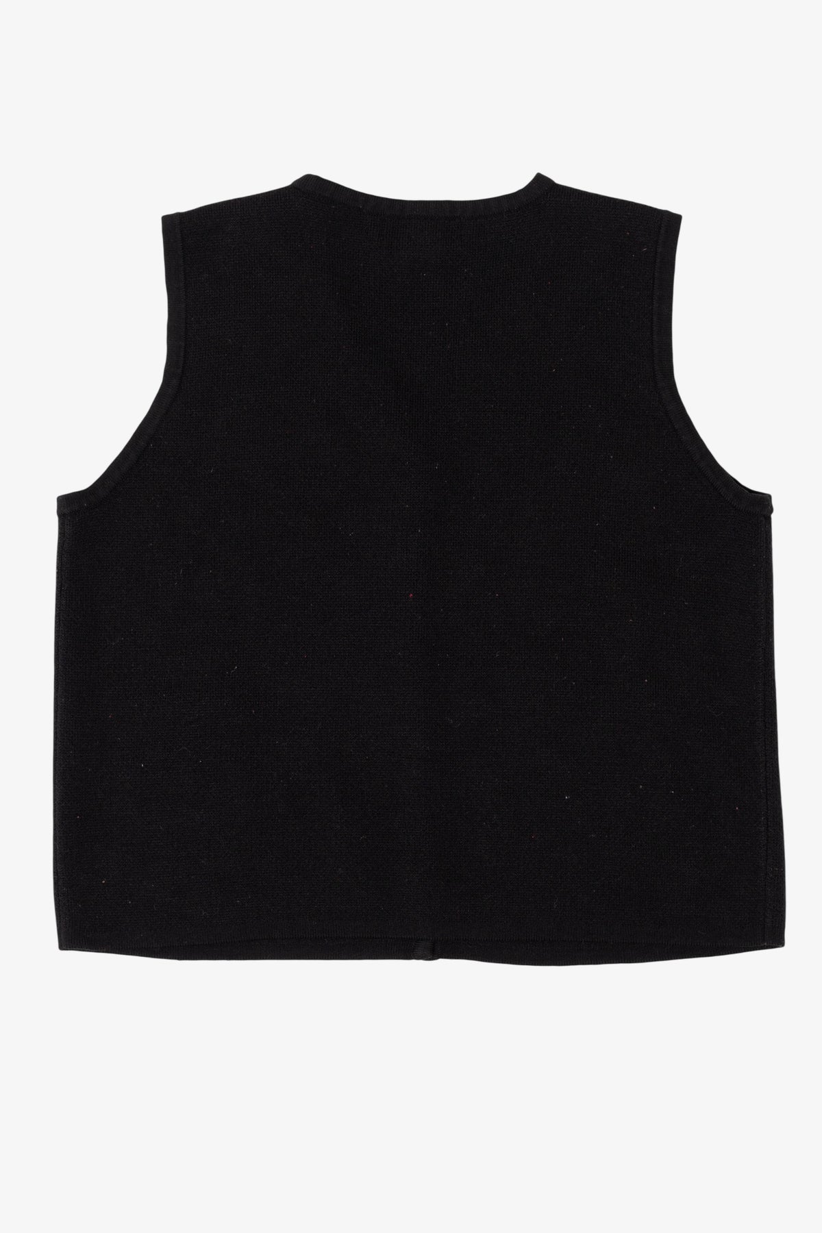Vintage Black Croft & Barrow Snowmen Ugly Christmas Vest (2000s)