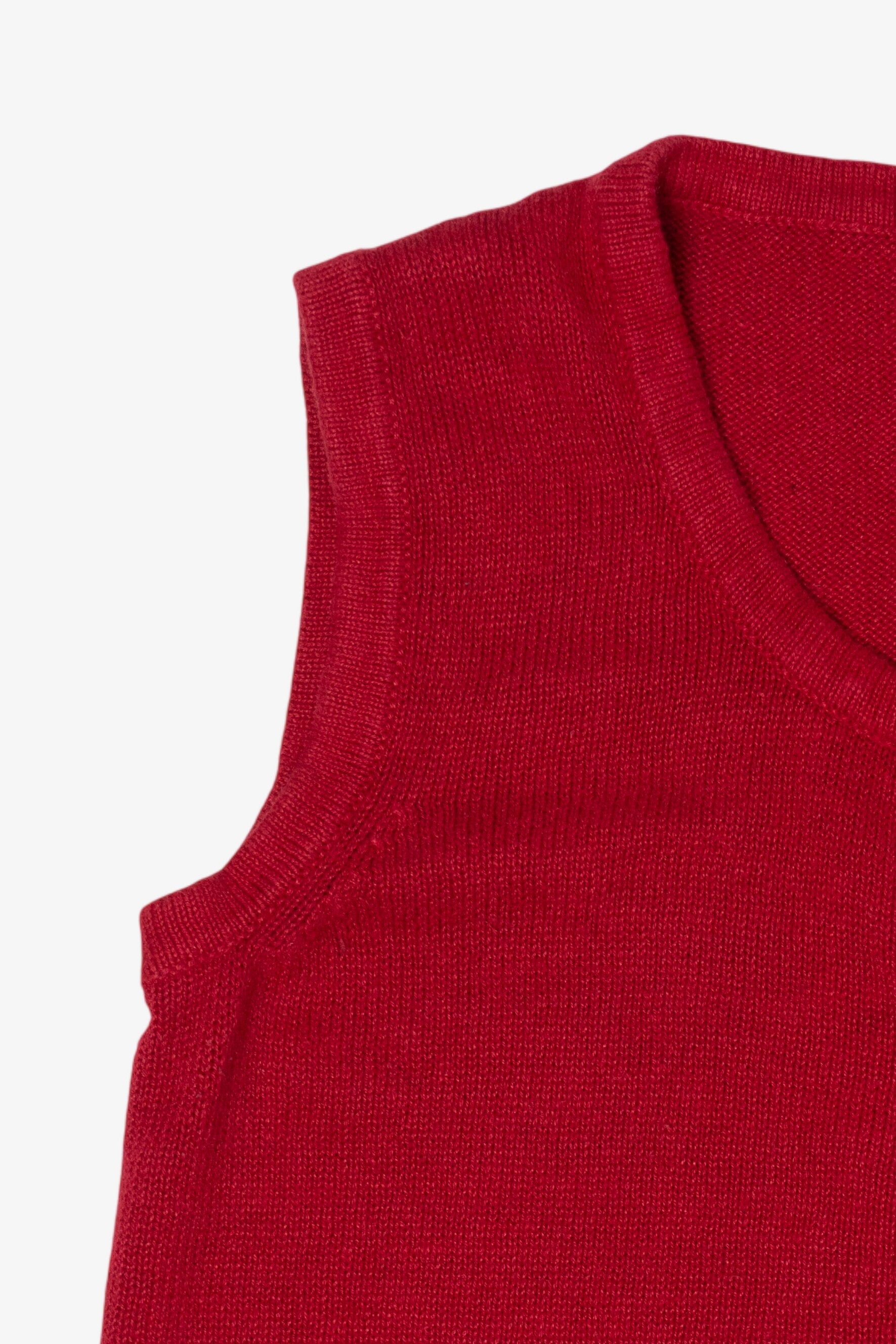 Vintage Red Snowmen Ugly Christmas Vest (2000s)