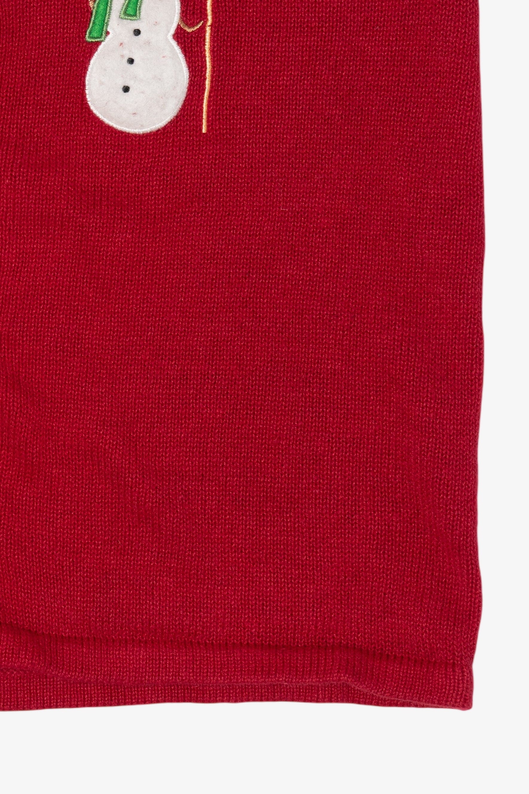 Vintage Red Snowmen Ugly Christmas Vest (2000s)