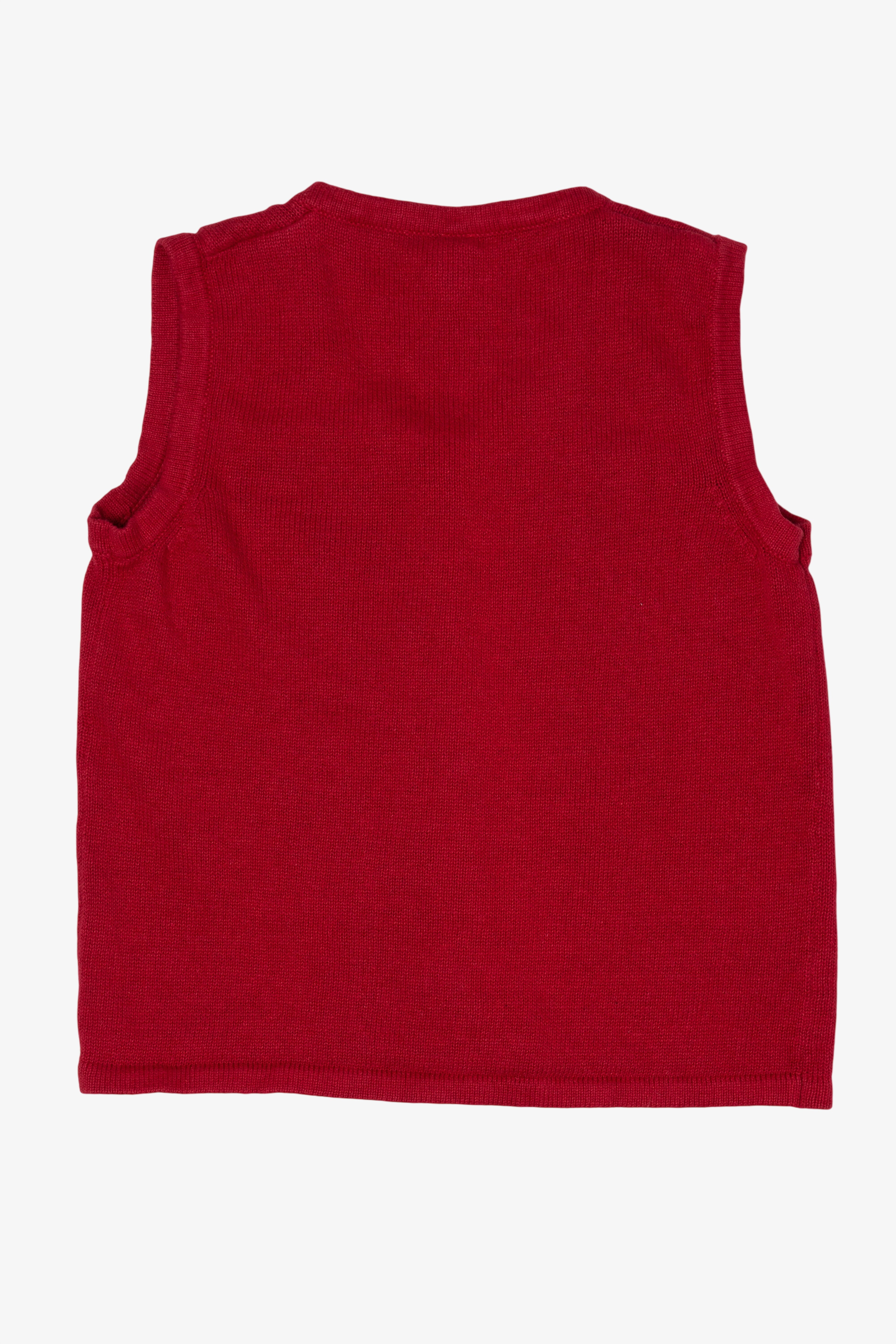 Vintage Red Snowmen Ugly Christmas Vest (2000s)