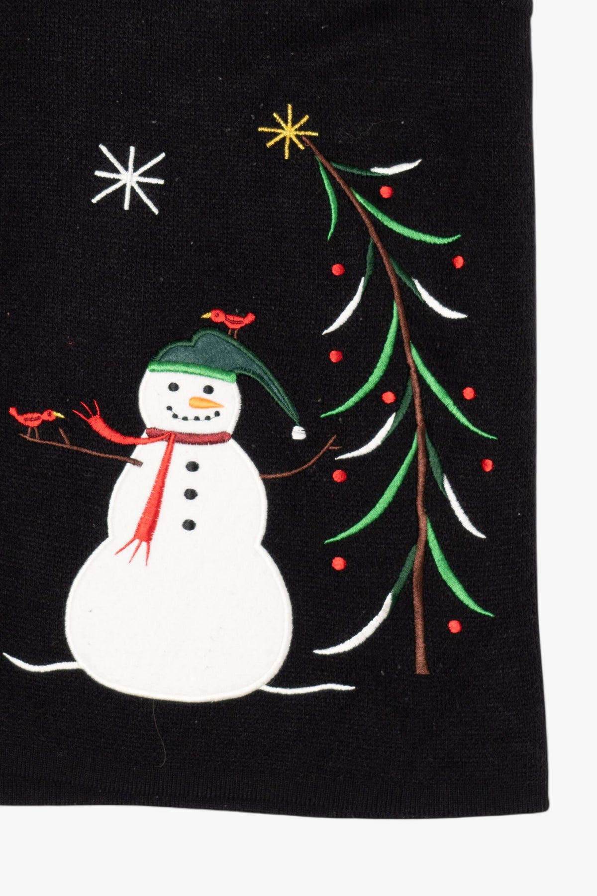Vintage Black Croft & Barrow Snowmen Ugly Christmas Vest (2000s)