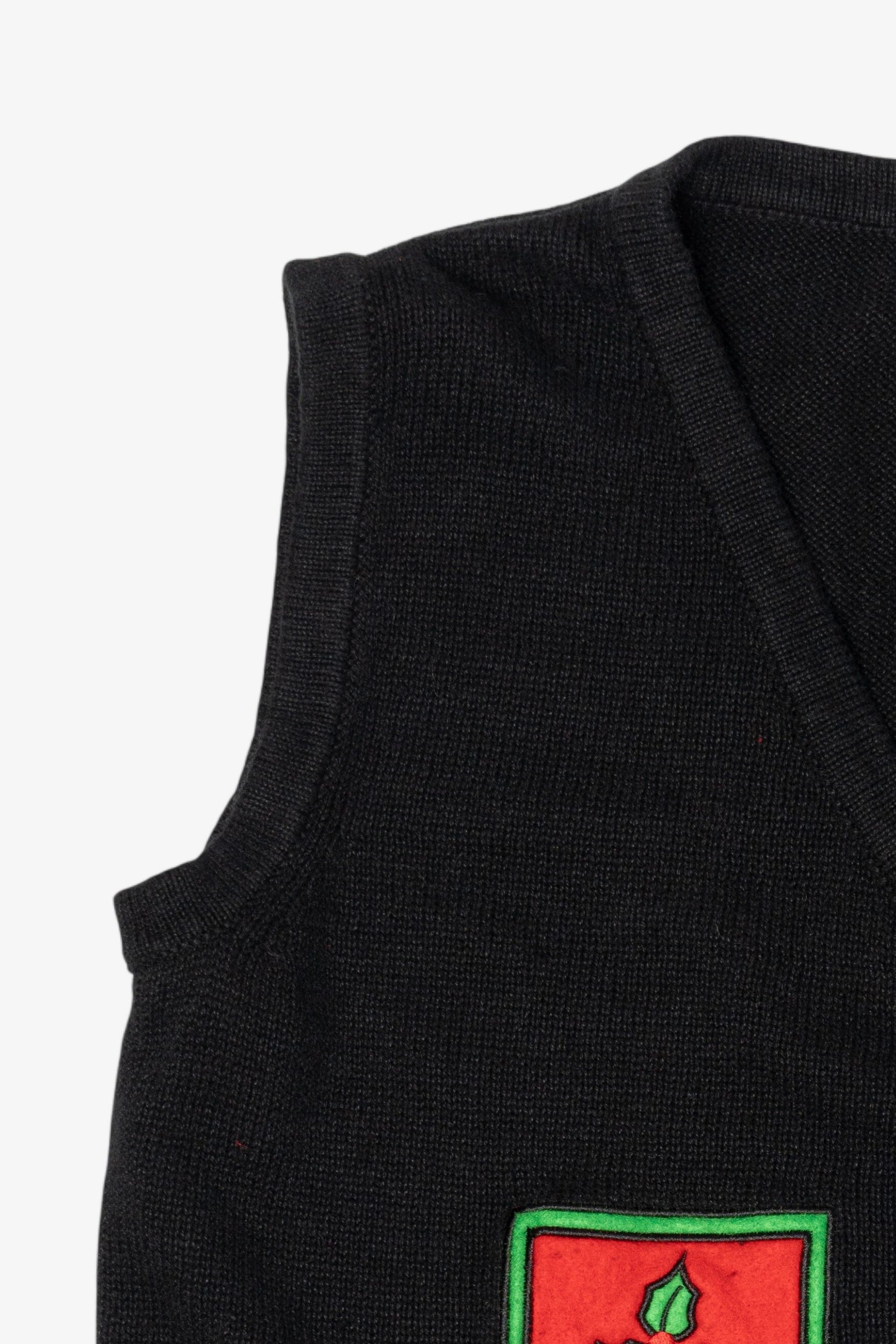 Vintage Black Ugly Christmas Vest