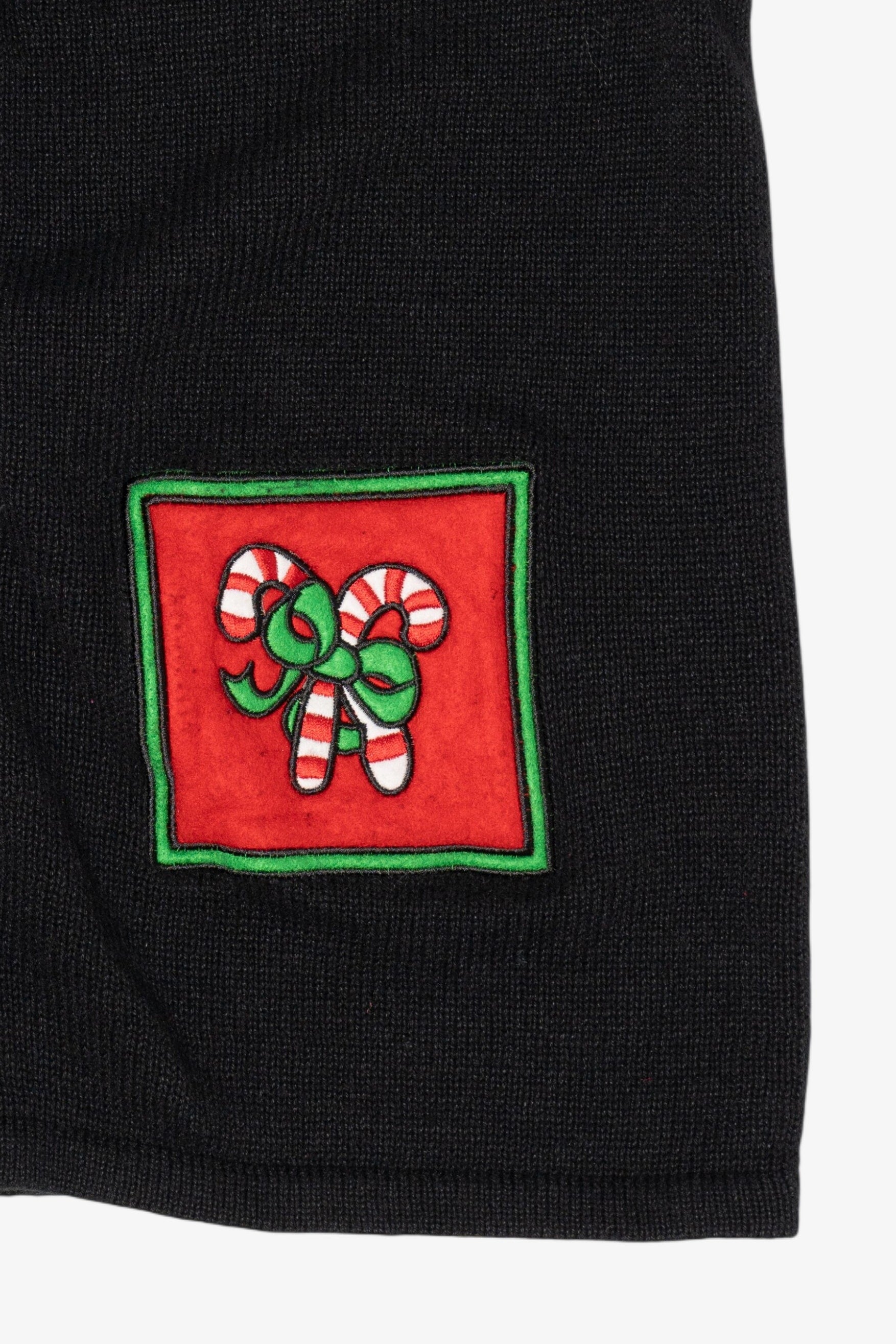 Vintage Black Ugly Christmas Vest