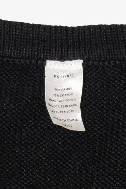 Vintage Black Ugly Christmas Vest