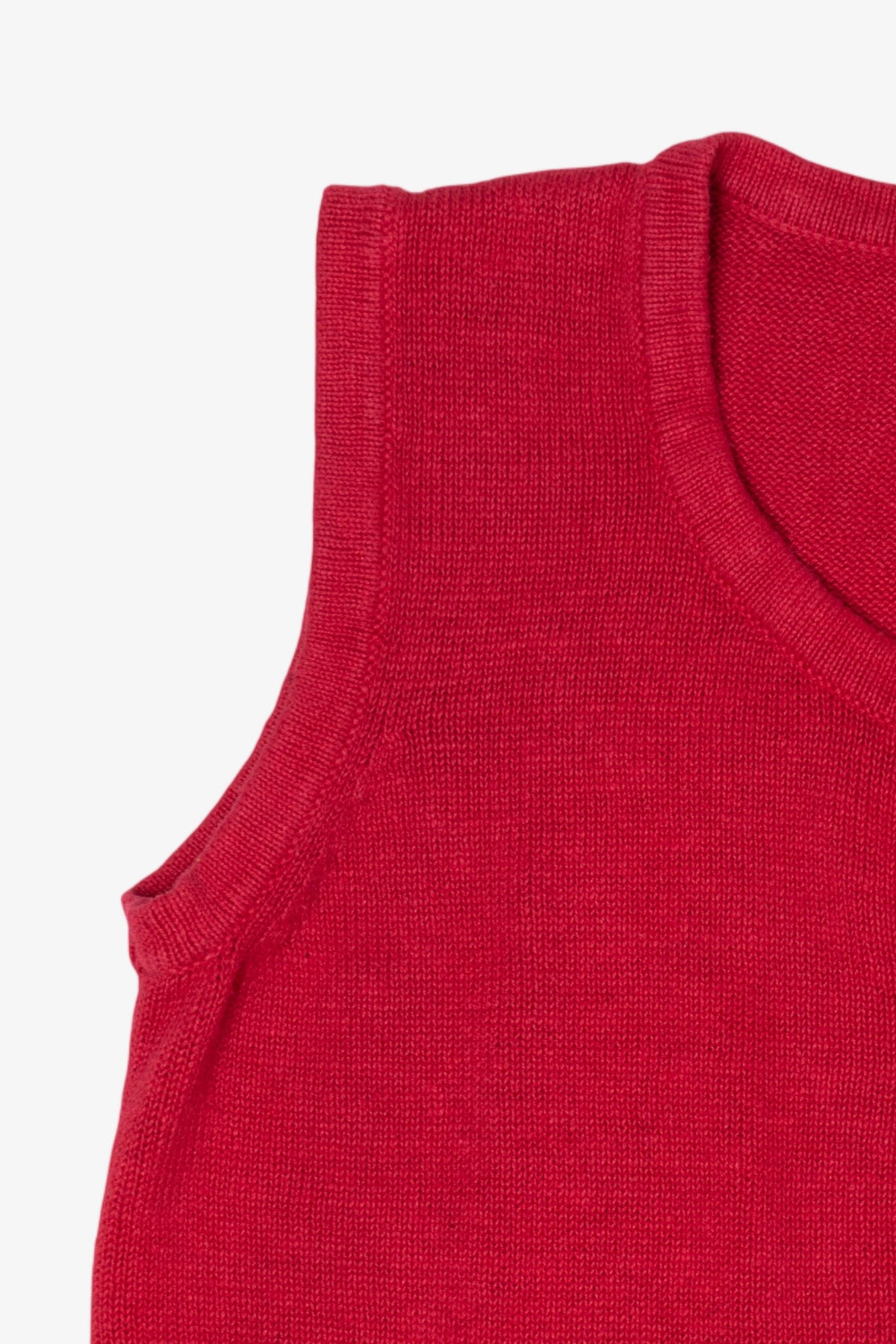 Red Holiday Faire Holly Ugly Christmas Vest