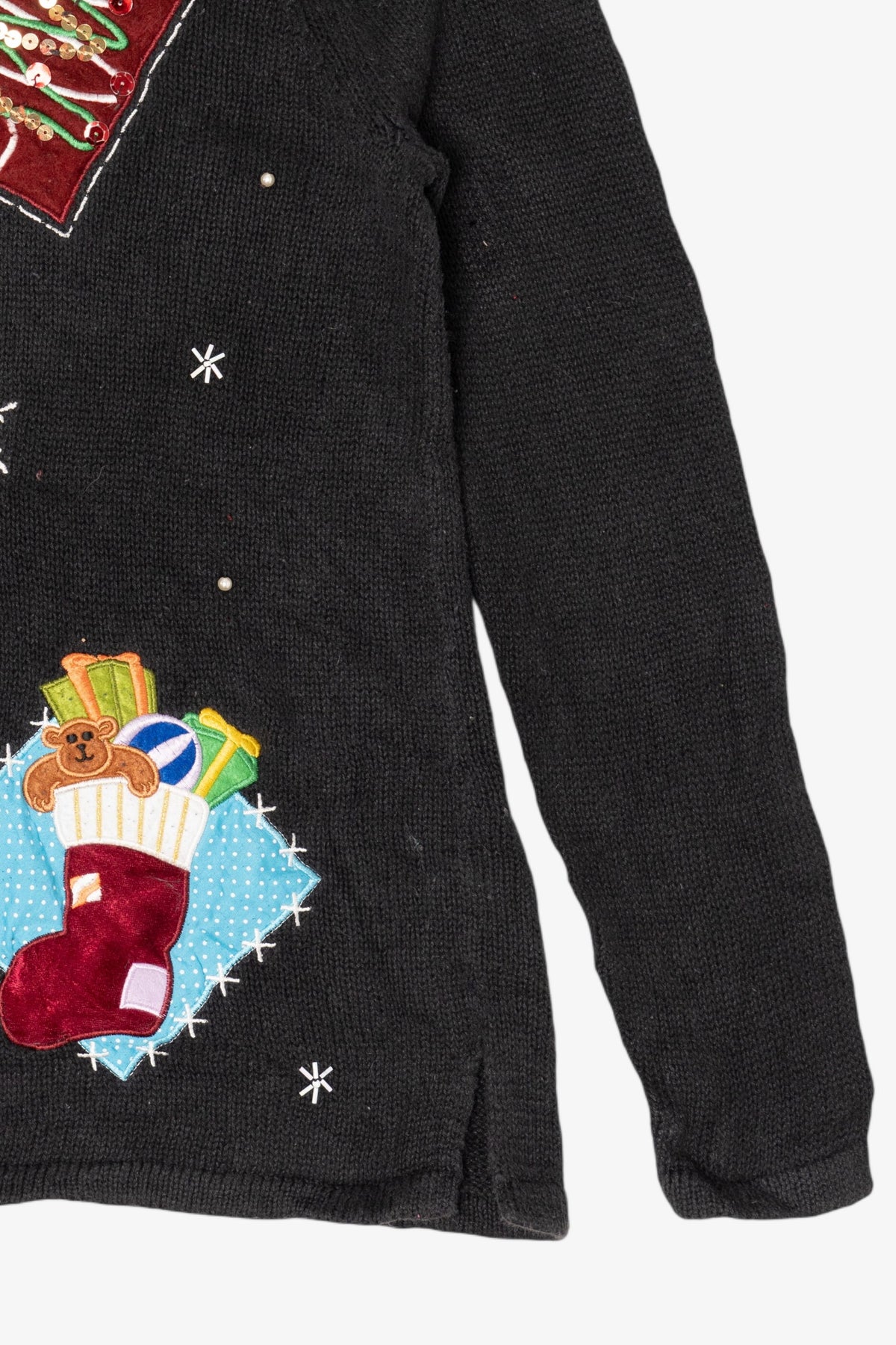 Vintage Black Holiday Editions Ugly Christmas Pullover (2000s)