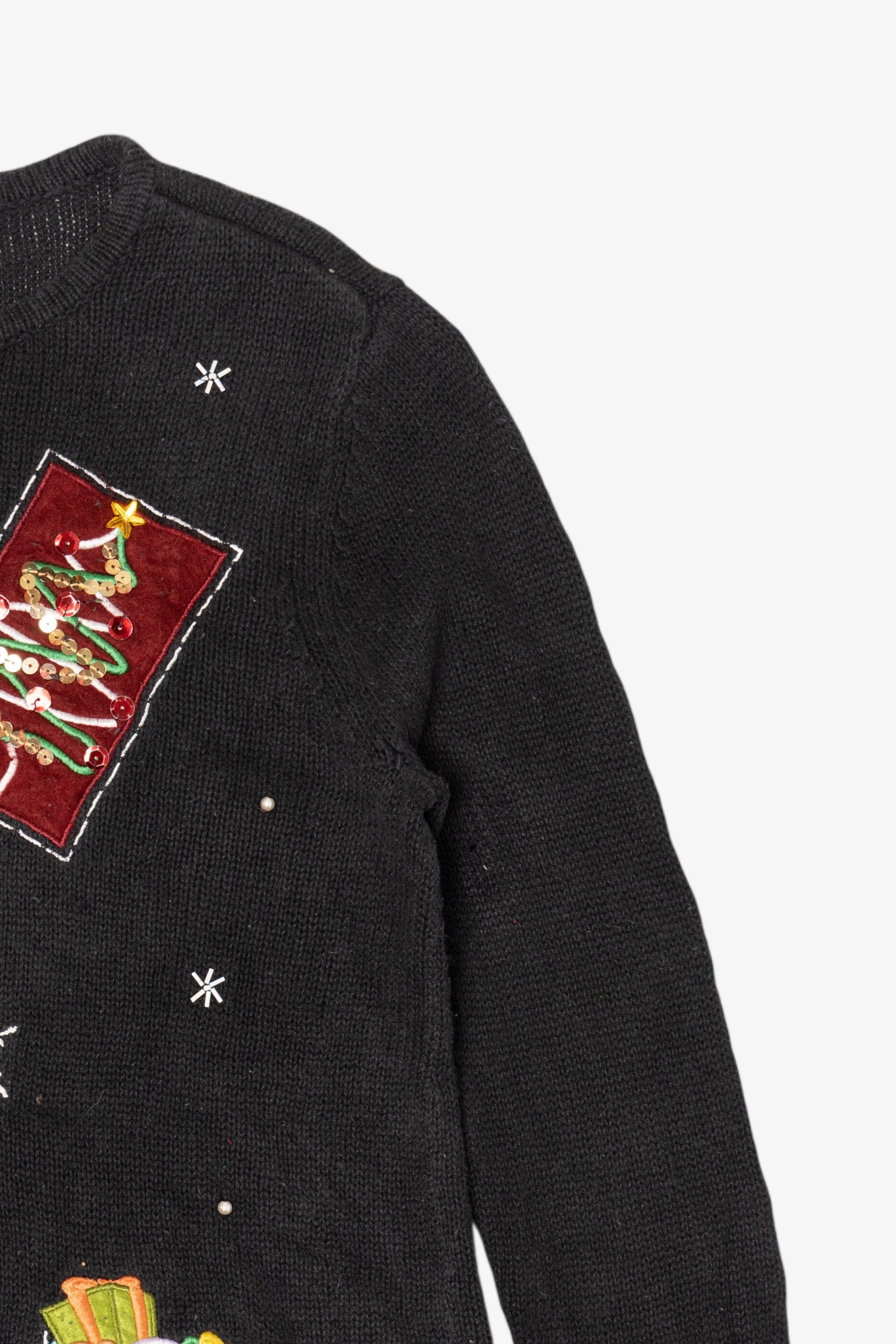 Vintage Black Holiday Editions Ugly Christmas Pullover (2000s)