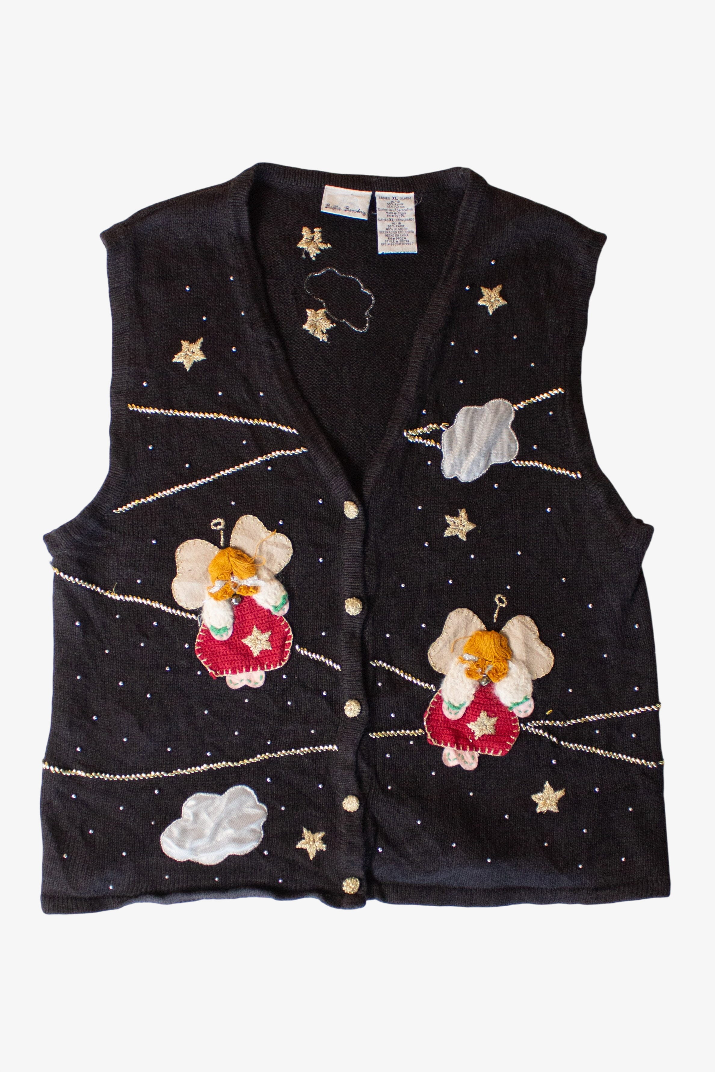 Vintage Angels Ugly Christmas Vest (1990s)