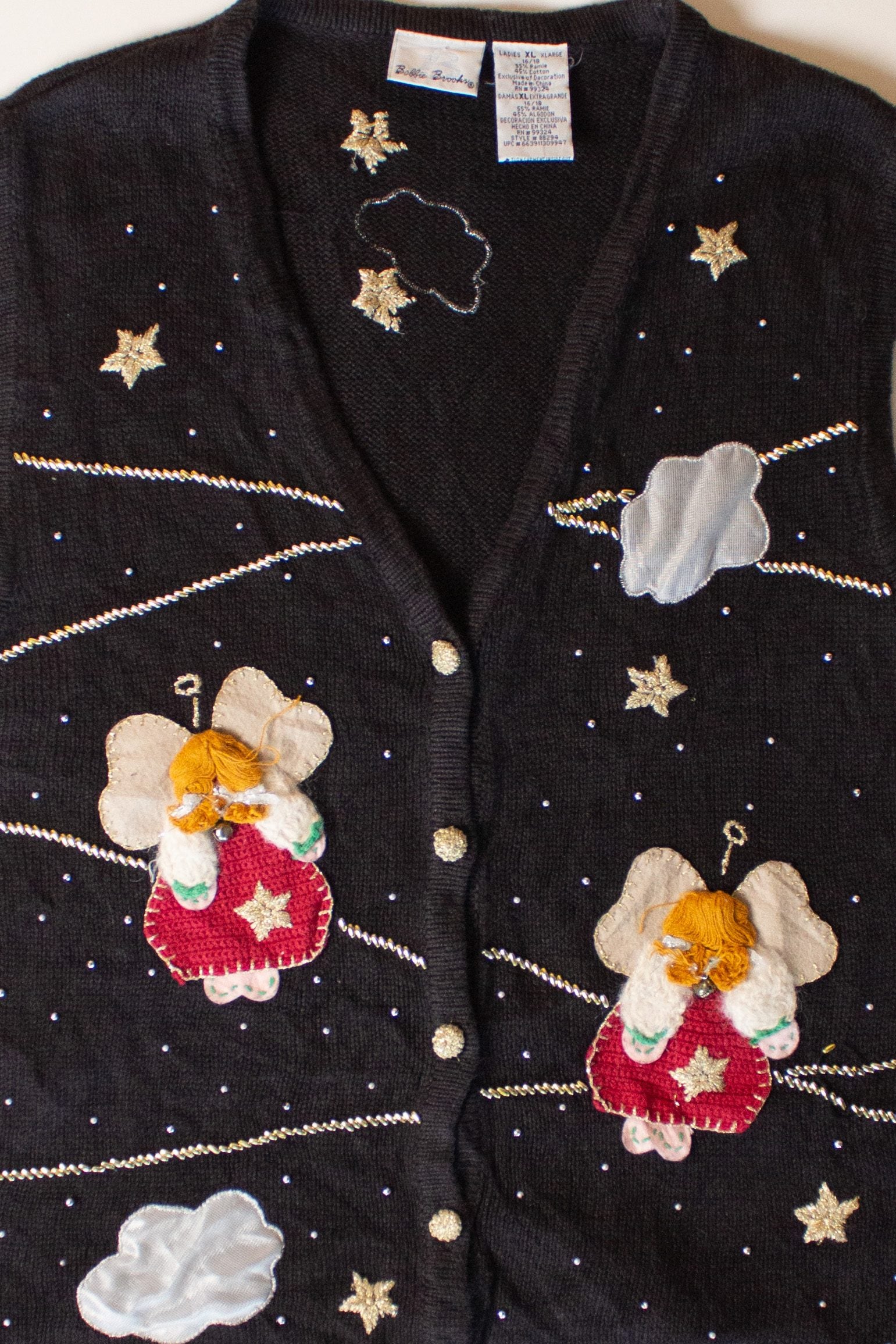 Vintage Angels Ugly Christmas Vest (1990s)