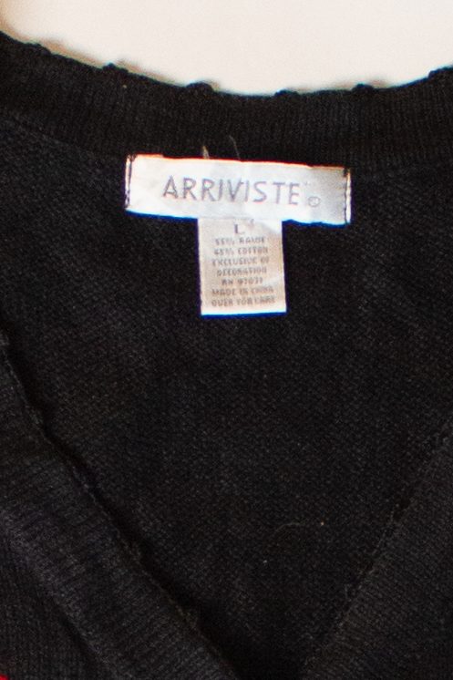 Vintage Black Bows Ugly Christmas Vest (1990s)