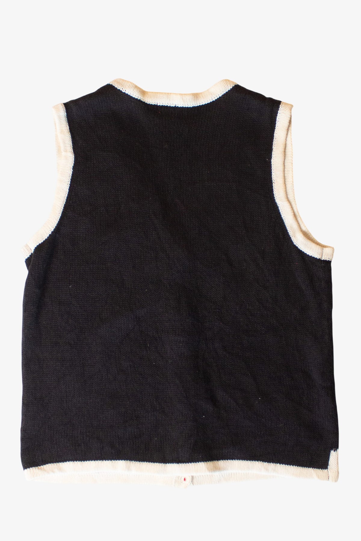 Vintage Santa Sleigh Ugly Christmas Vest (2000s)