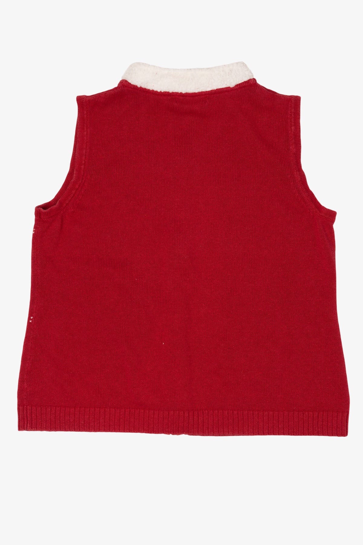 Red Classic Elements Reindeer Ugly Christmas Vest (2010s)