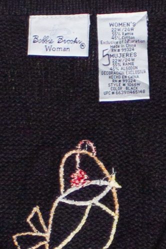 Vintage Bobbie Brooks Winter Birds Ugly Christmas Vest
