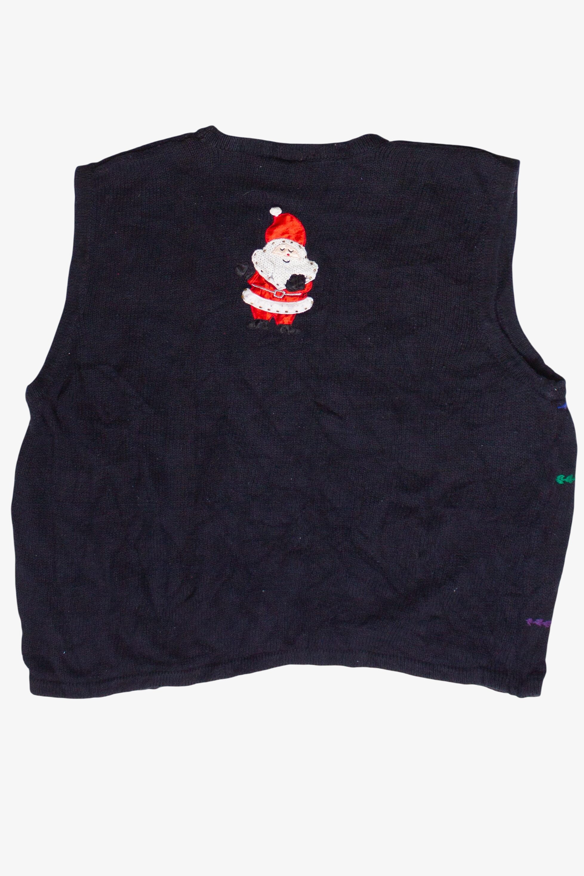 Vintage Bobbie Brooks Santa Singing Ugly Christmas Vest