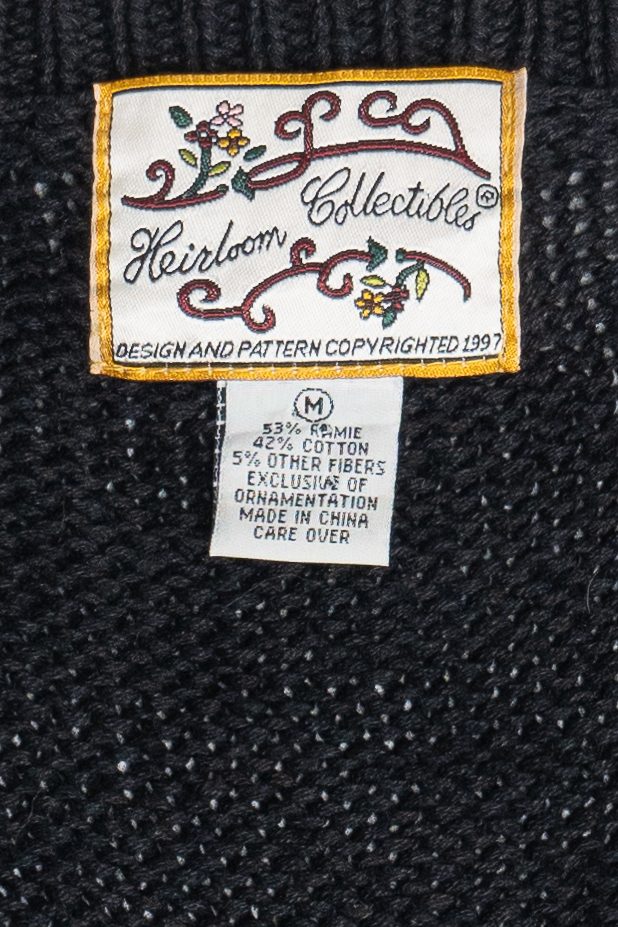 Vintage Holiday Stockings Heirloom Collectibles Ugly Christmas Vest (1990s)