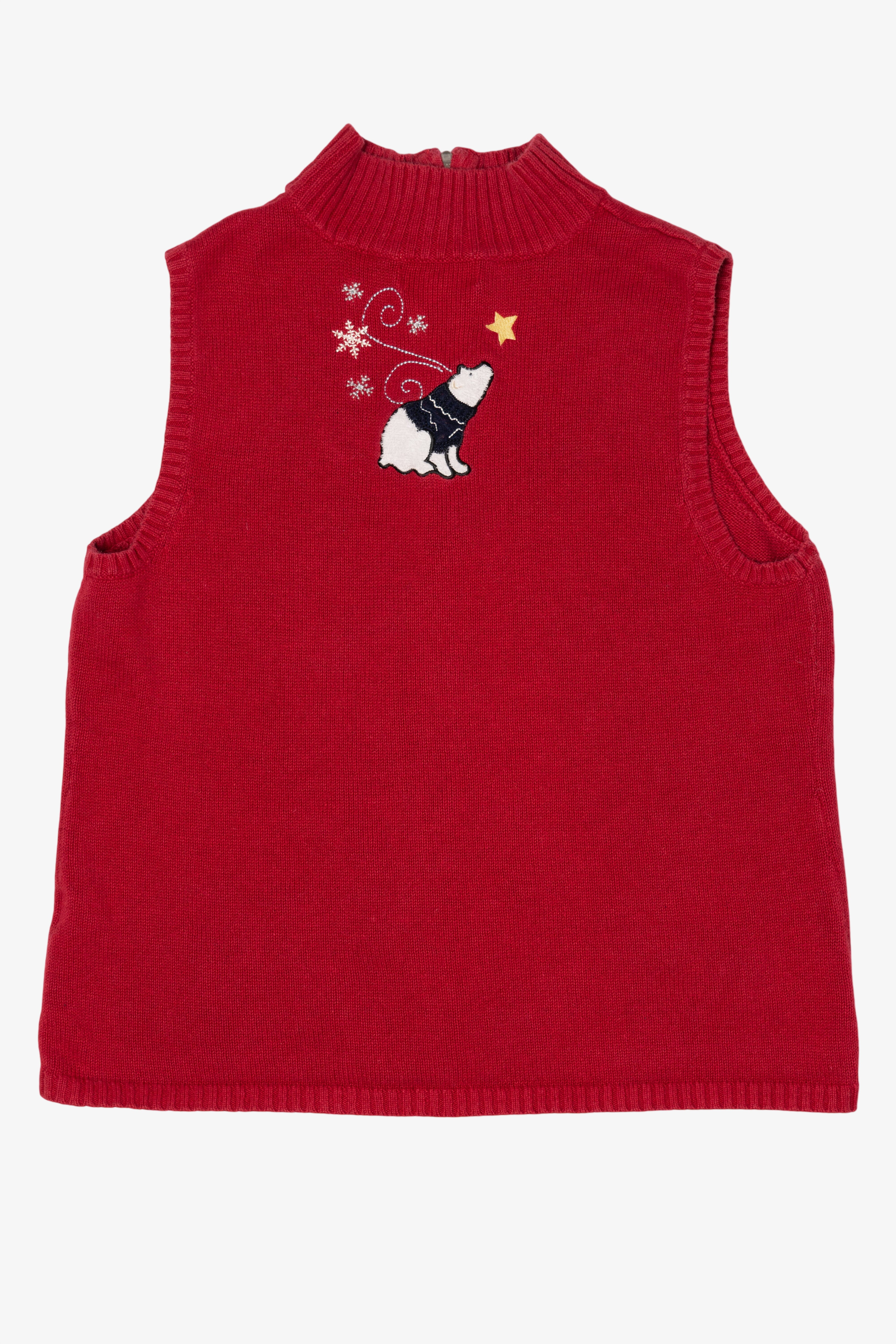 Vintage Red CJ Banks Polar Bears Ugly Christmas Vest (2000s)