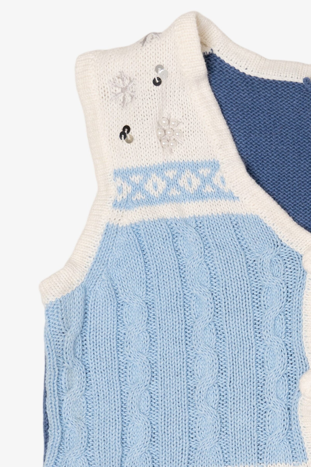 Blue Holiday Editions Snowmen Ugly Christmas Vest (2010s)