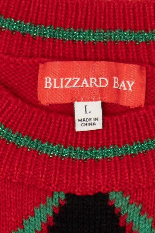 Red Blizzard Bay Cool Snowman Ugly Christmas Vest (2010s)