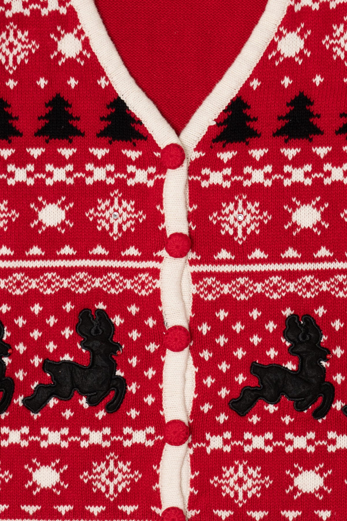 Red Holiday Editions Reindeer Ugly Christmas Vest (2010s)