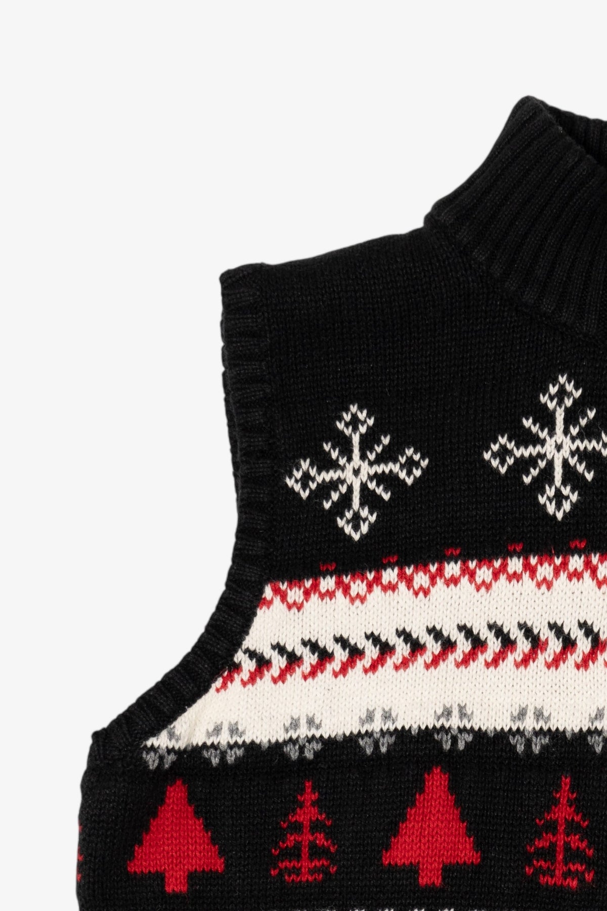 Vintage Black Christopher & Banks Ugly Christmas Vest (2000s)