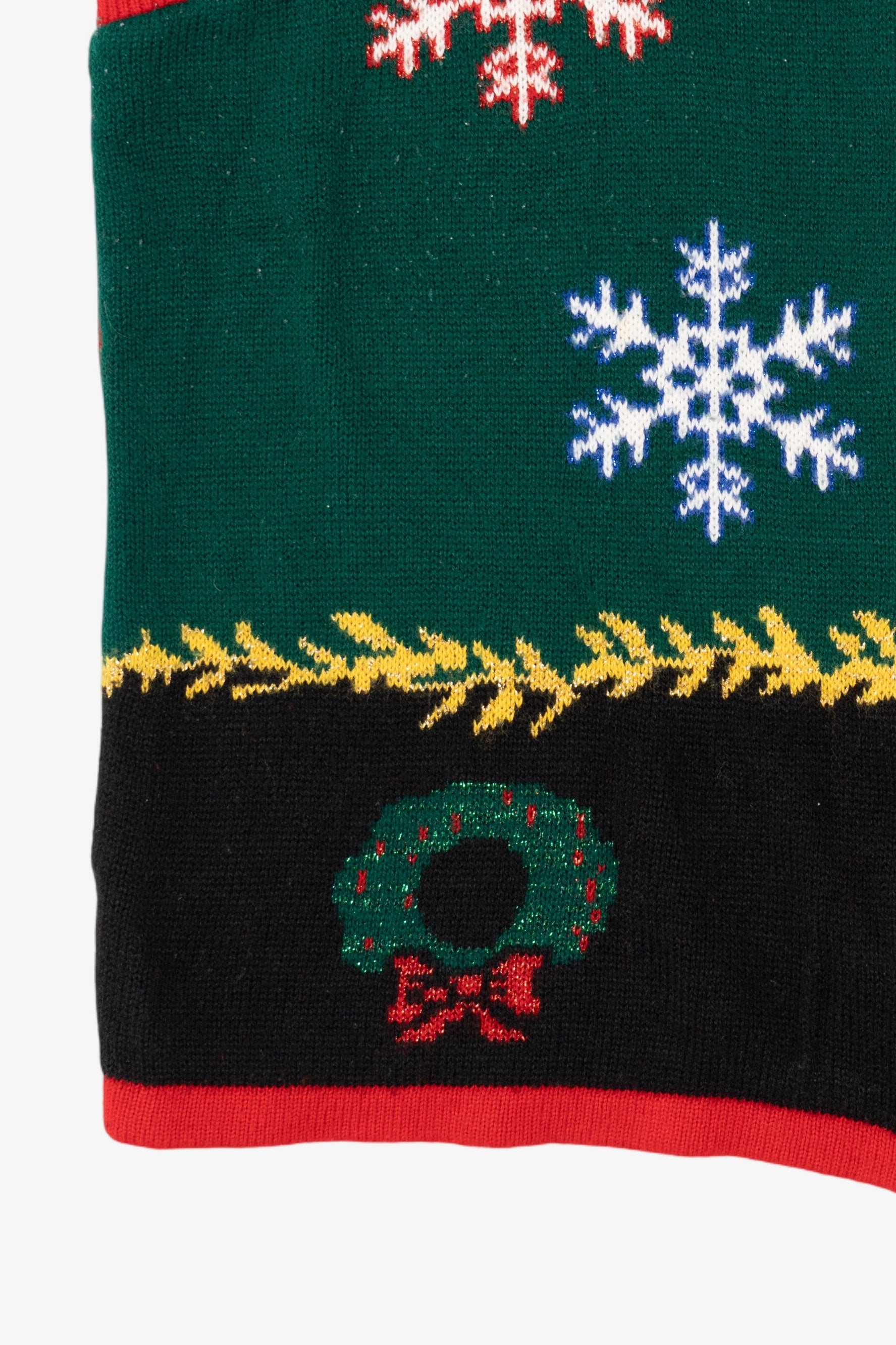 Vintage Red Style Studio Snowmen Ugly Christmas Vest (1990s)