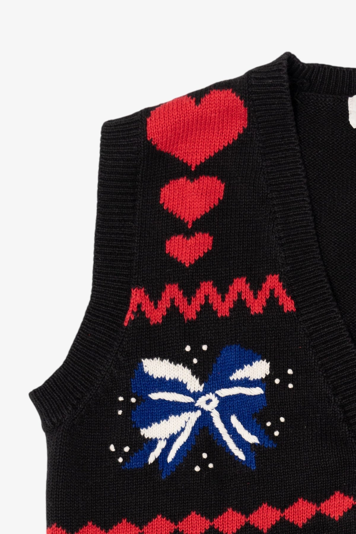 Vintage Black Alfred Dunner Dog Ugly Christmas Vest (1990s)
