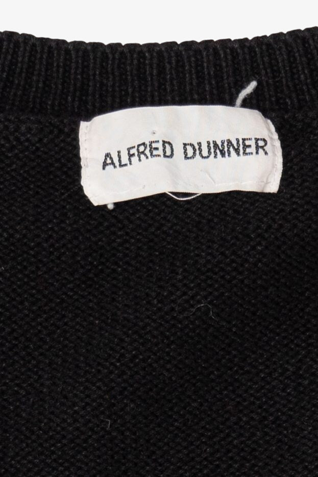 Vintage Black Alfred Dunner Dog Ugly Christmas Vest (1990s)