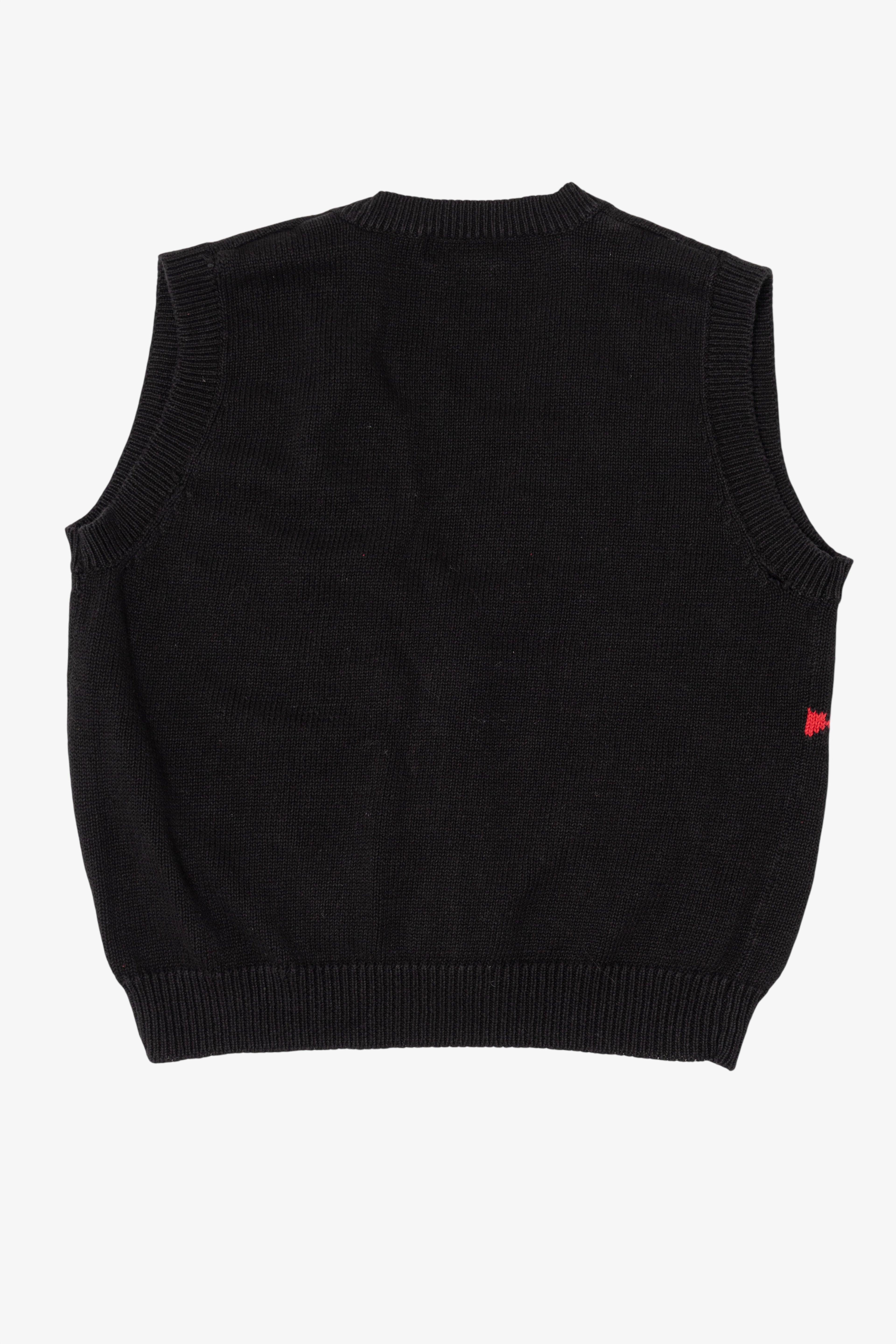Vintage Black Alfred Dunner Dog Ugly Christmas Vest (1990s)
