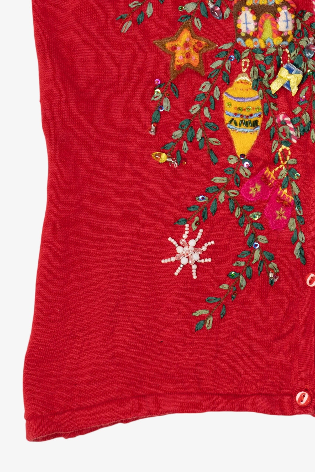 Vintage Red Marisa Christina Ugly Christmas Vest (1990s)