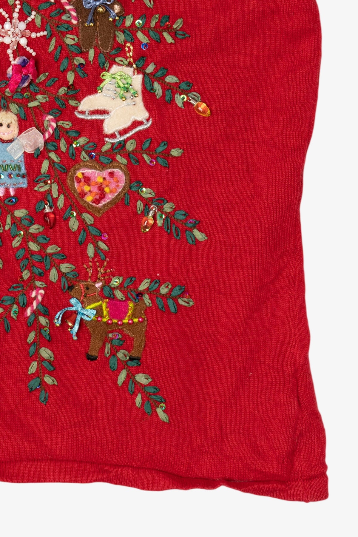 Vintage Red Marisa Christina Ugly Christmas Vest (1990s)