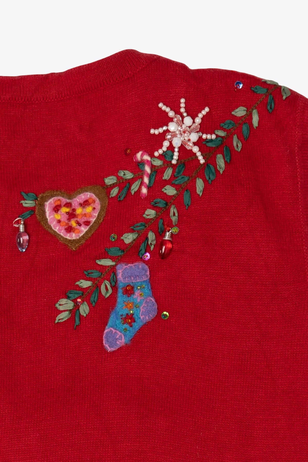 Vintage Red Marisa Christina Ugly Christmas Vest (1990s)
