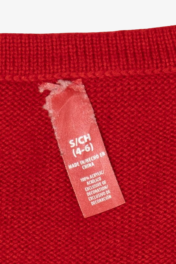 Vintage Red Snowmen Ugly Christmas Vest (2000s)