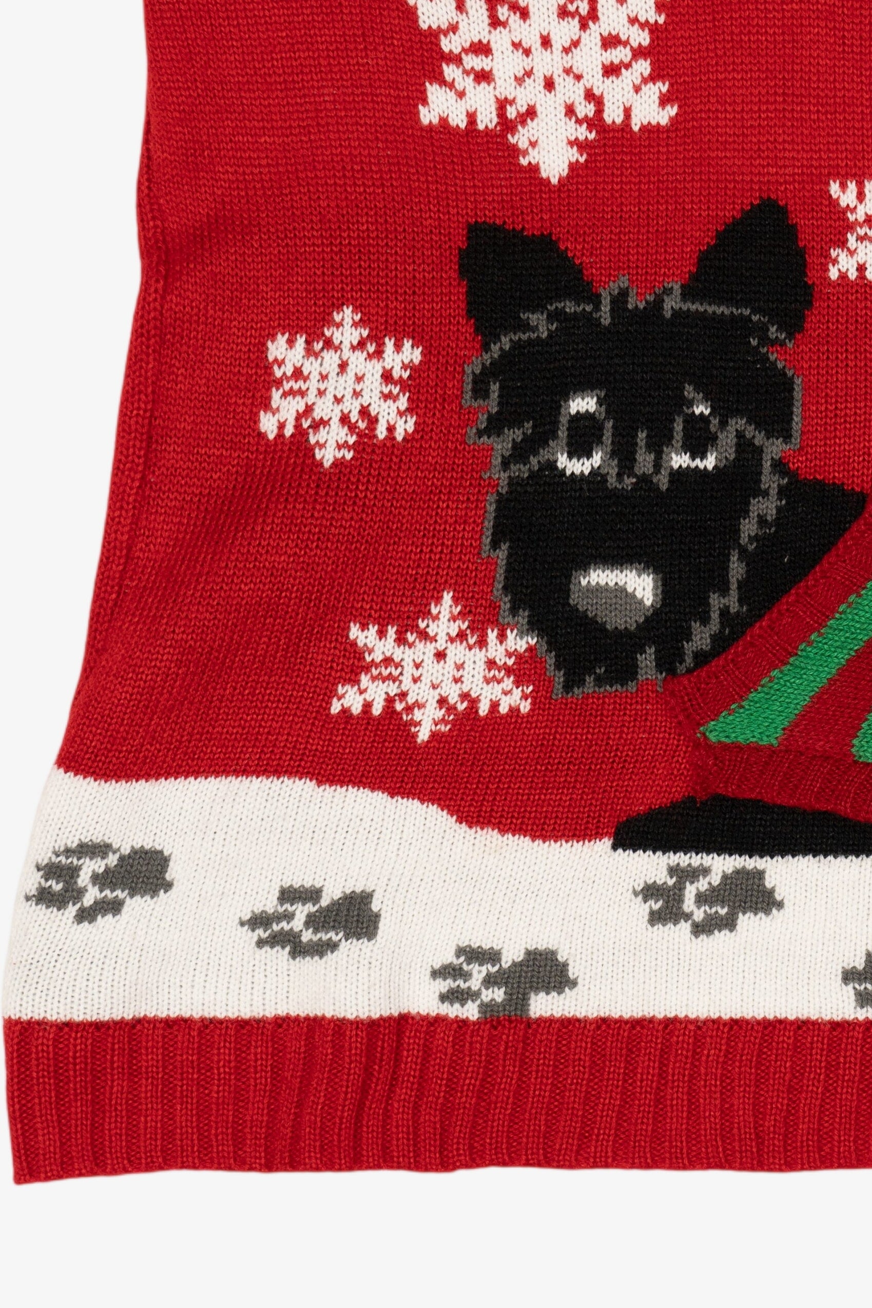 Red Love By Design Dog With Sweater Ugly Christmas Vest (2010s)
