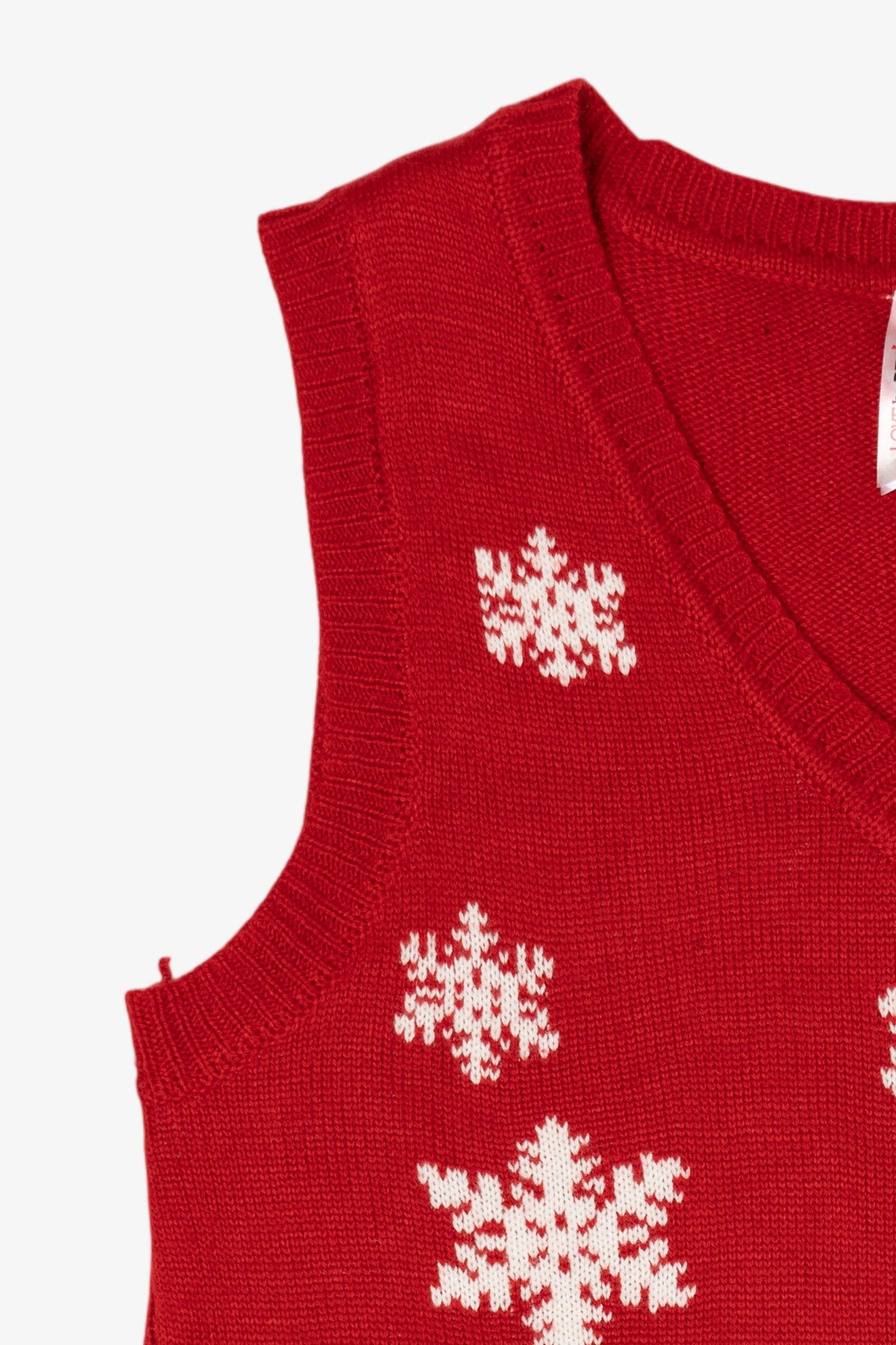 Red Love By Design Dog With Sweater Ugly Christmas Vest (2010s)