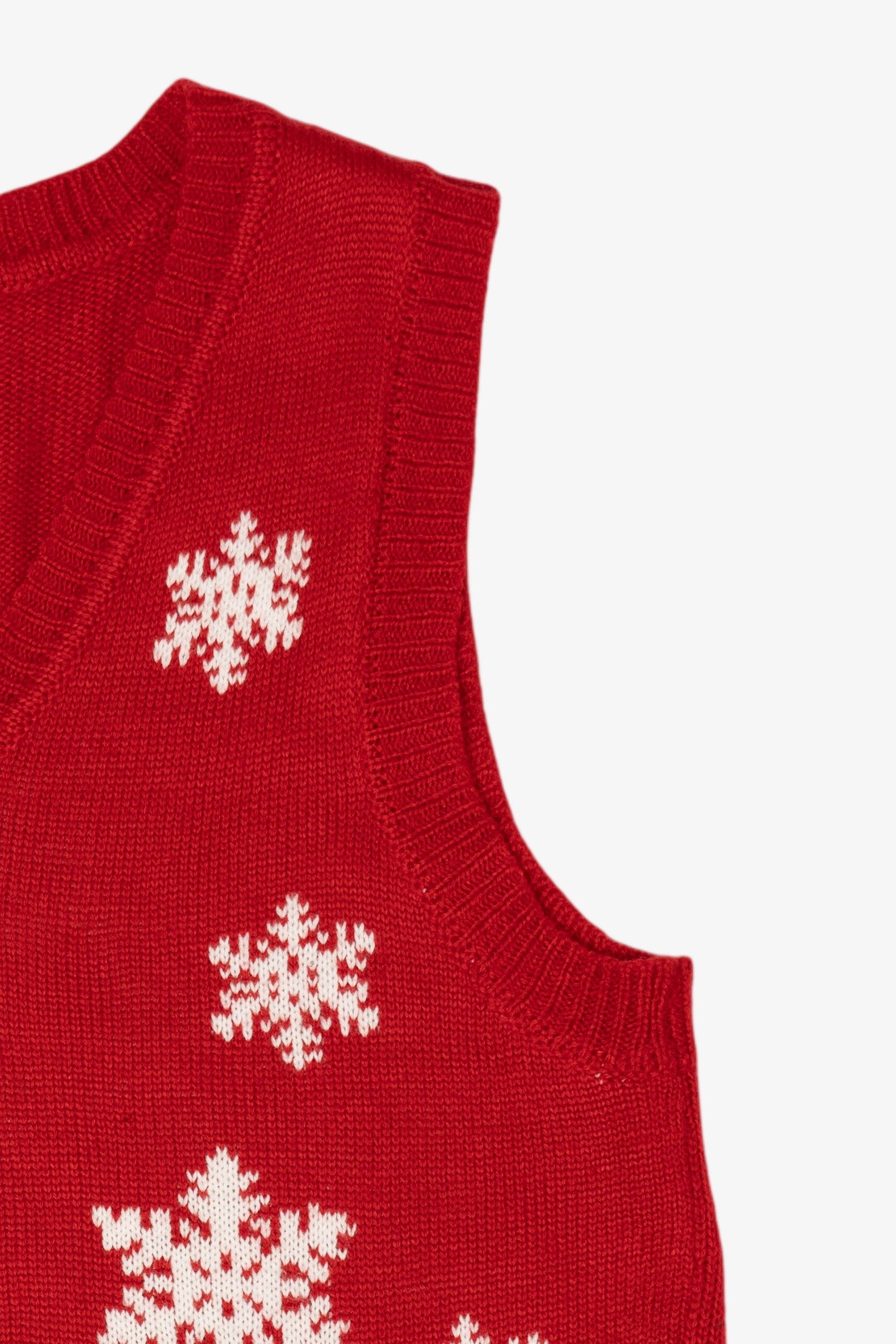 Red Love By Design Dog With Sweater Ugly Christmas Vest (2010s)