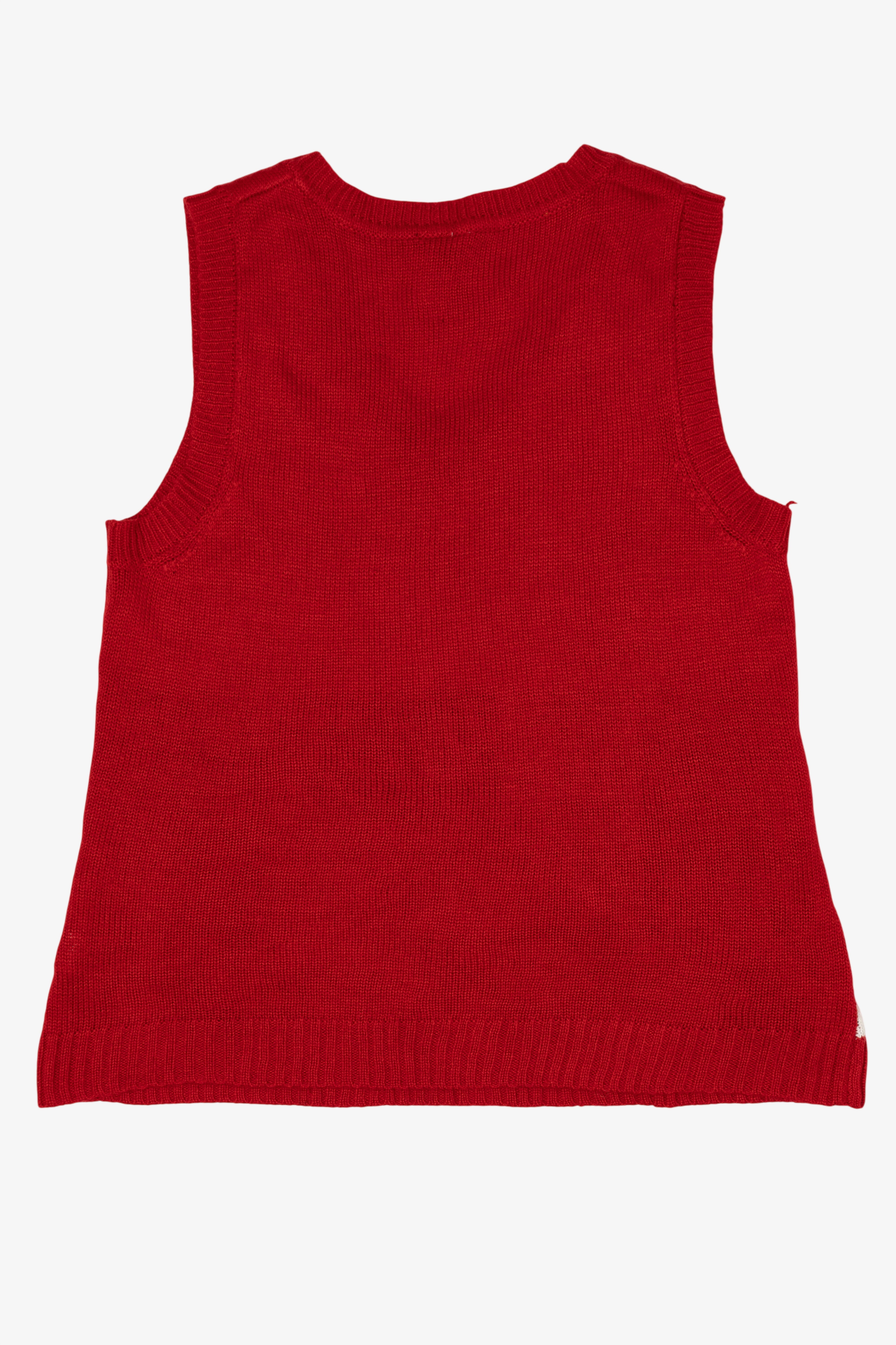Red Love By Design Dog With Sweater Ugly Christmas Vest (2010s)