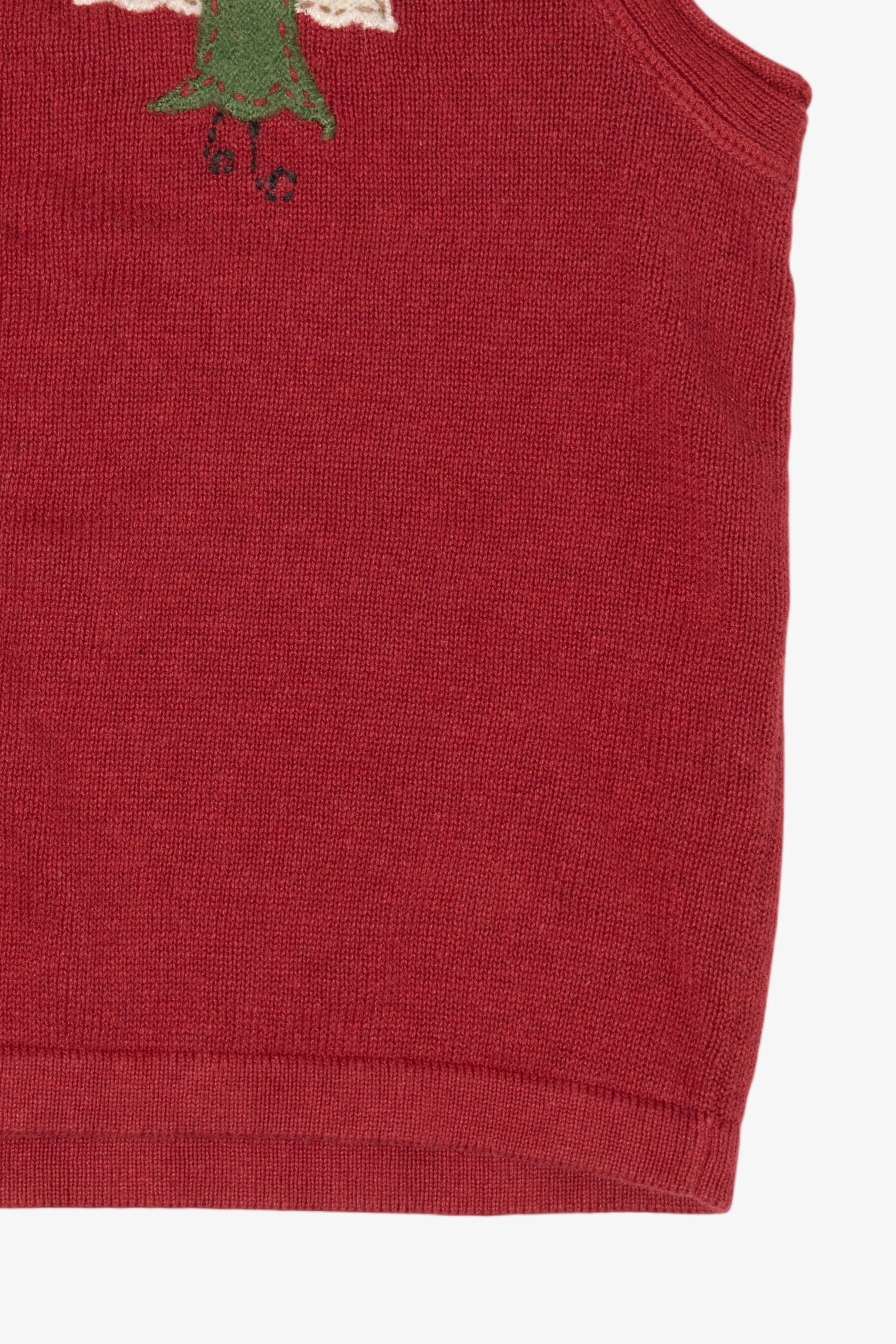Vintage Red Woolrich Angel Ugly Christmas Vest (1990s)