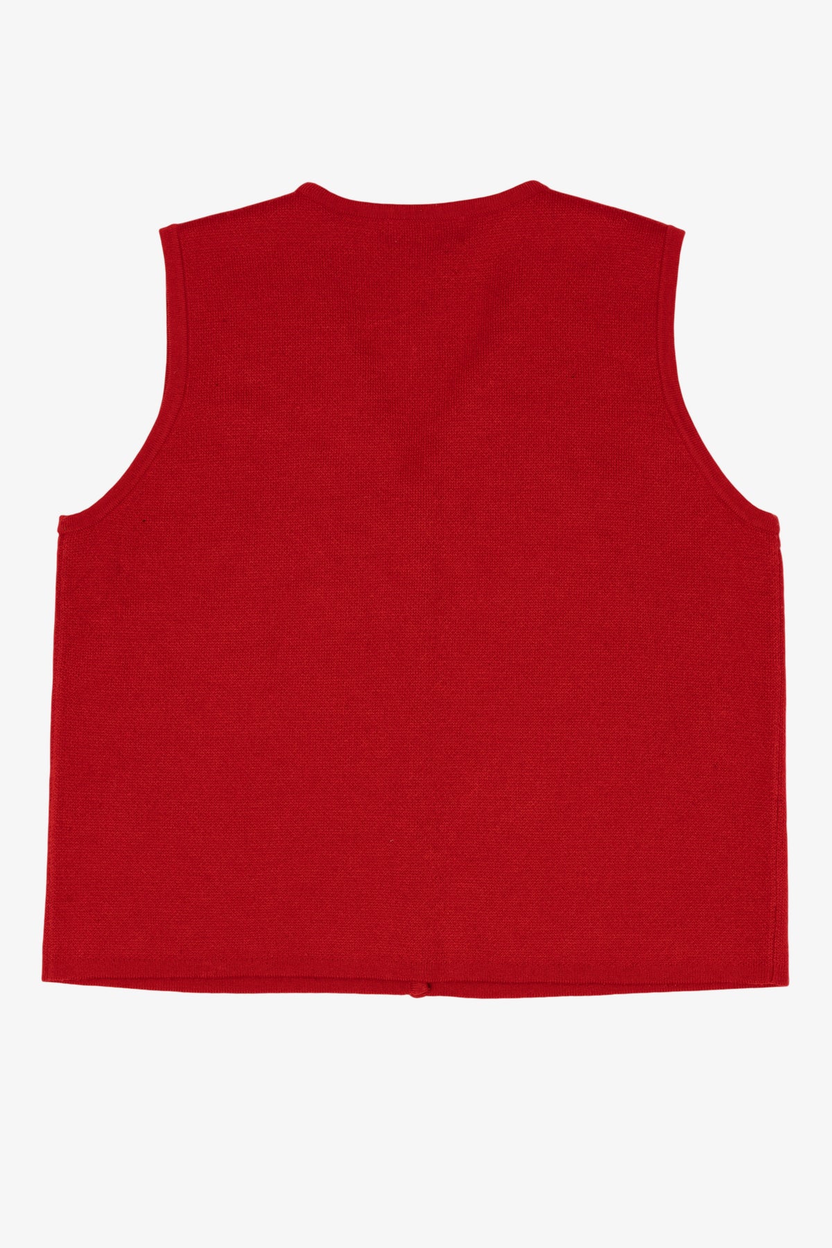 Vintage Red Croft & Barrow Squares Ugly Christmas Vest (2000s)