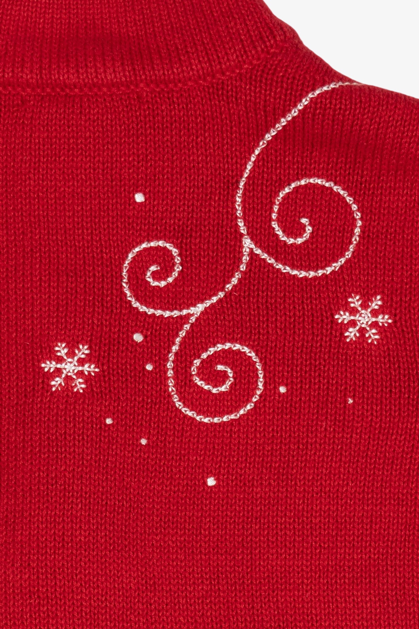 Vintage Red CJ Banks Snowmen Ugly Christmas Vest (2000s)