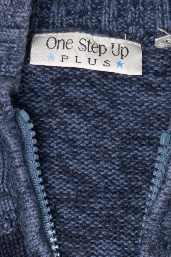Vintage Blue One Step Up Ugly Christmas Vest (2000s)