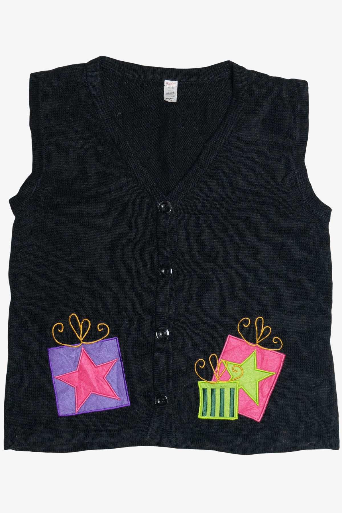 Vintage Holiday Presents Ugly Christmas Vest (2000s)