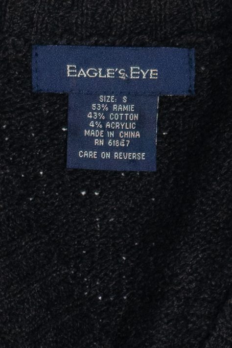 Vintage Eagle's Eye Christmas Trees Ugly Christmas Vest (1990s)
