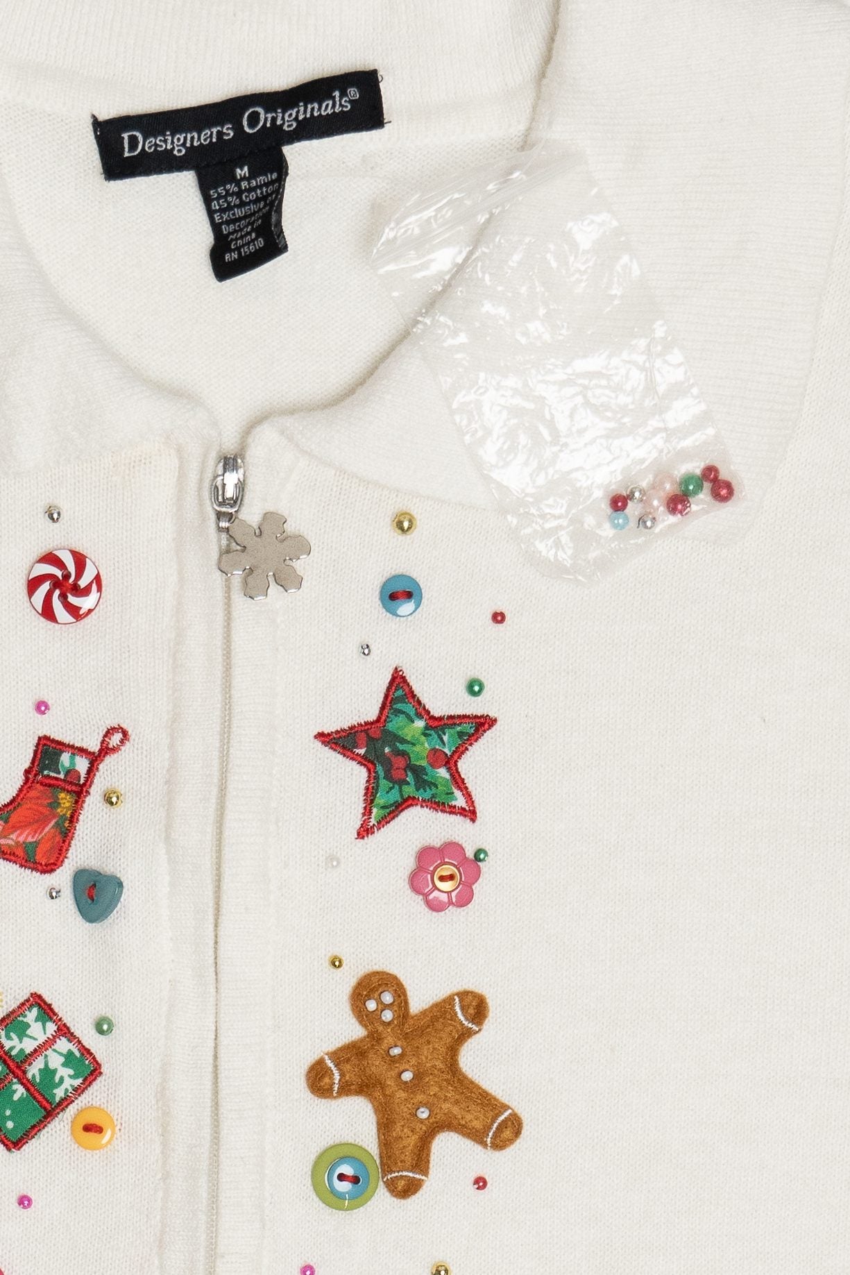 Vintage Designers Originals Ugly Christmas Vest (1990s)