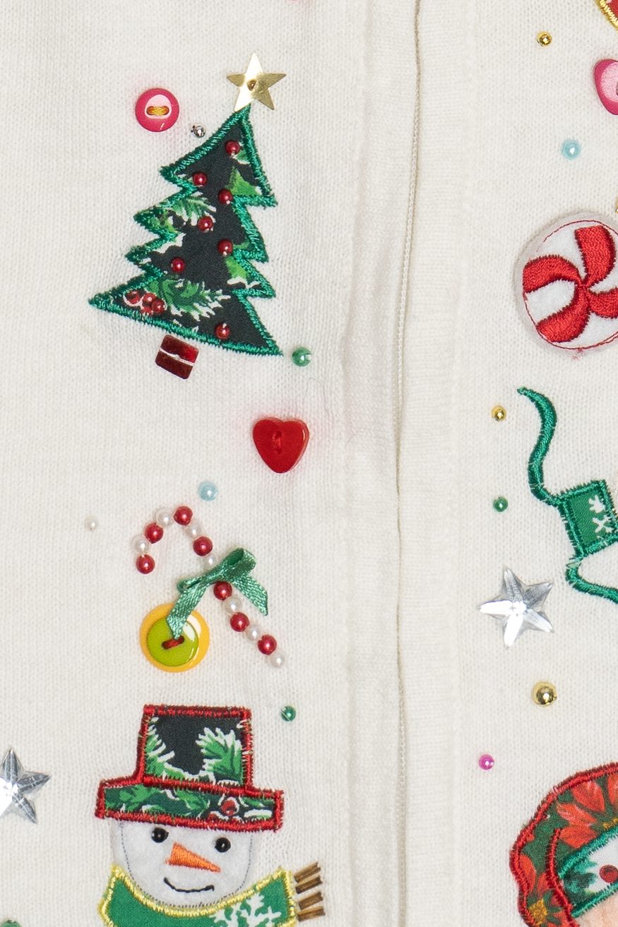 Vintage Designers Originals Ugly Christmas Vest (1990s)