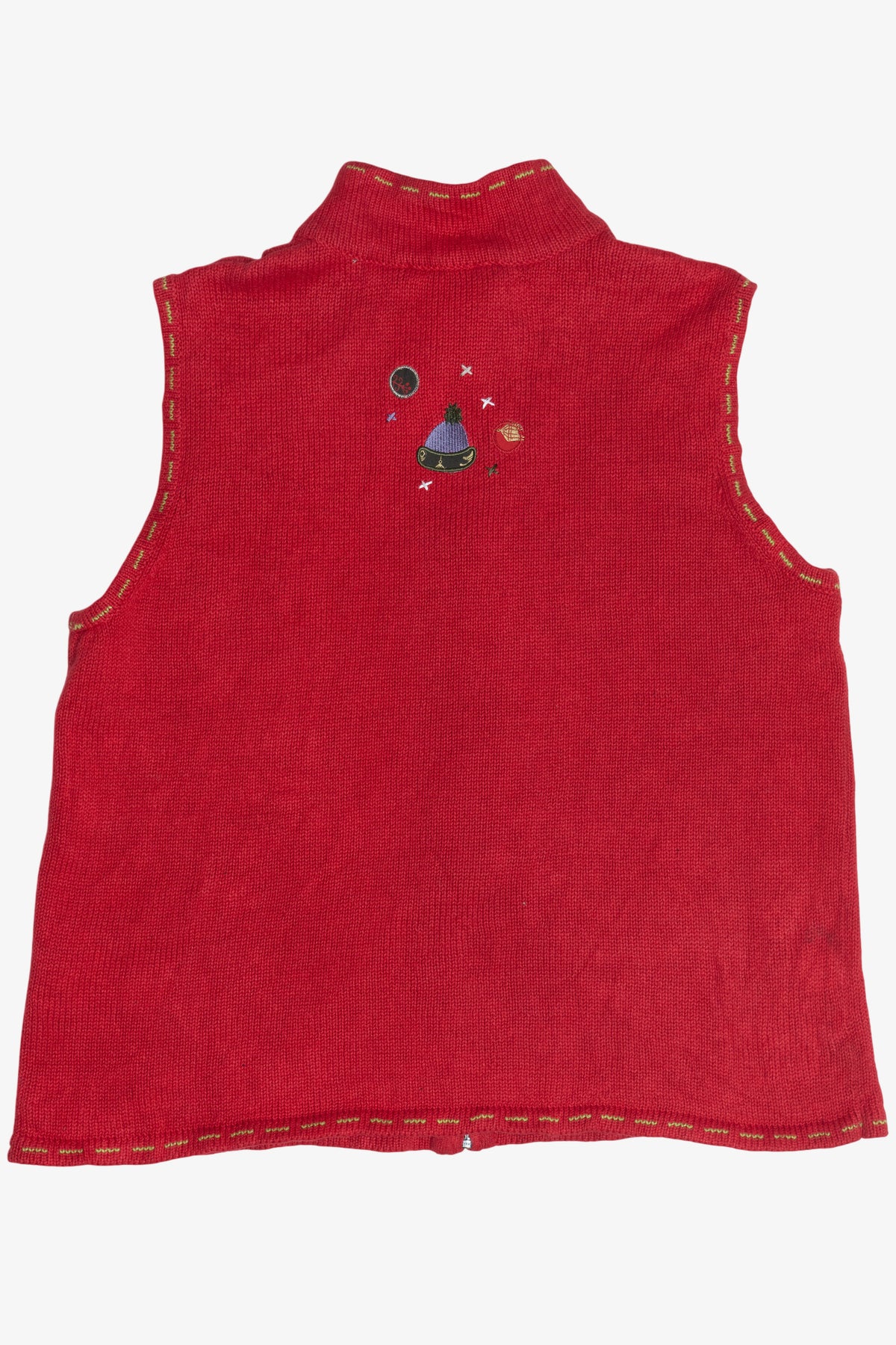 Vintage Christopher & Banks Snowmen Ugly Christmas Vest (1990s)